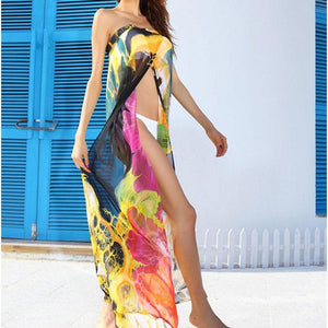 Chiffon Long Wrap Beach Cover Ups