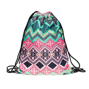 Drawstring Shoulder Beach Bag