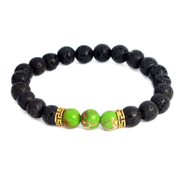 Black lava Beads Bracelets