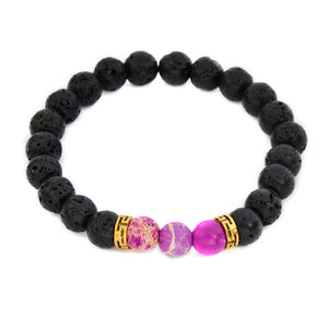 Black lava Beads Bracelets