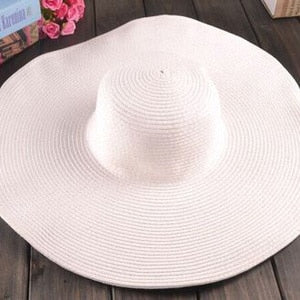 Seaside large straw sun hat