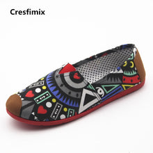 Load image into Gallery viewer, Fashionable Geometric Pattern Print Cotton Shoes