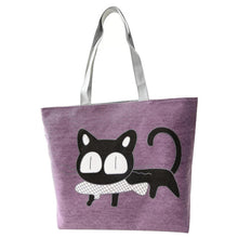 Load image into Gallery viewer, Cat Eat Fish Canvas Bag