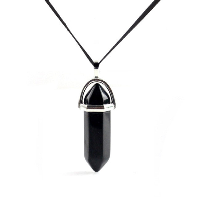 LNRRABC Cheap Natural Stone Pendant Necklaces For Women Men Water Drop Clavicle Necklace Jewelry For Valentine's Day Gift