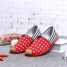 Load image into Gallery viewer, Fashionable Geometric Pattern Print Cotton Shoes