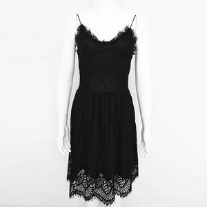 Mini Lace Women Backless Strap Beach Club Dress