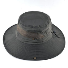 Load image into Gallery viewer, Men&#39;s Summer Bucket hat Wide Brim Sun Caps Women Beach Anti-UV Visor Hats For Men Outdoor Fishing Climbing Bob Chapeau Bones