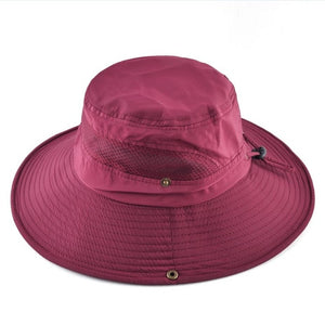 Men's Summer Bucket hat Wide Brim Sun Caps Women Beach Anti-UV Visor Hats For Men Outdoor Fishing Climbing Bob Chapeau Bones