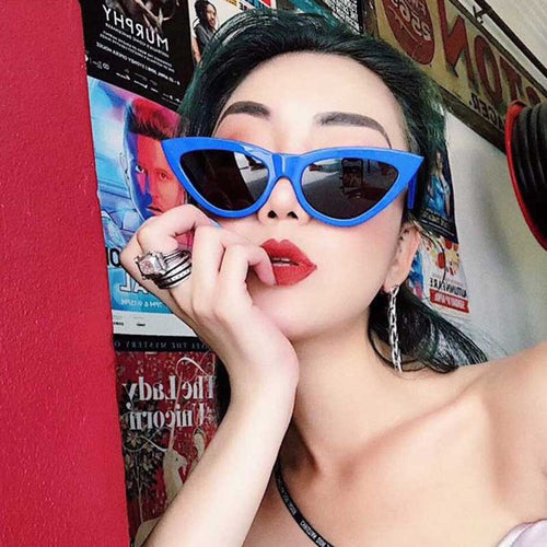 Retro Cat Eye Sunglasses Various Colored Shades