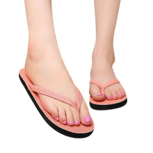 Load image into Gallery viewer, Summer Women Flip Flop Non-Slip Flat Sandals Home Slippers Casual Straw Shoes