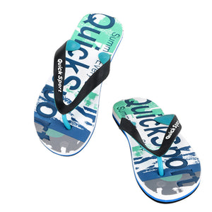 Men letters Beach Shoes Flip Flops Flat Slides Flip Flops Slippers Home Sandals