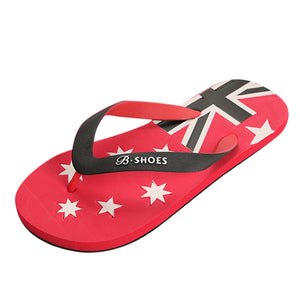 Men American Flag Flip Flops