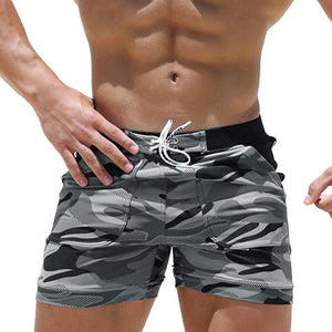 Men's Swimwear Running Surfing Sports Beach Camouflage Shorts Trunks Board Pants