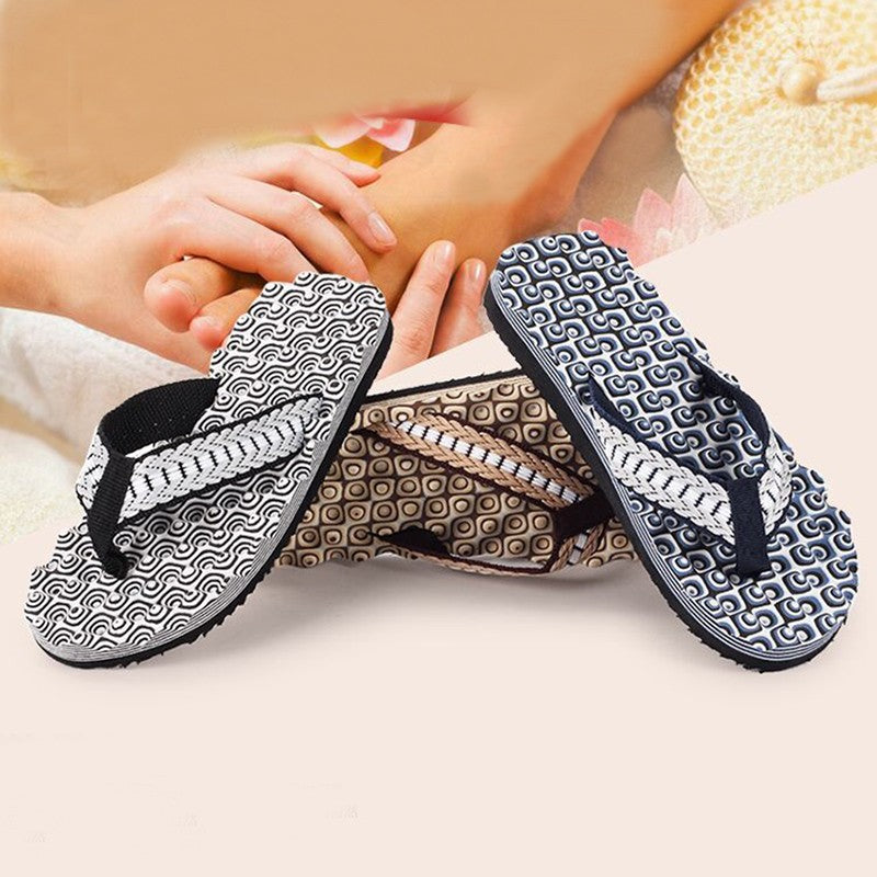 Men Boy Shoes Beach Home Flip Flops Summer Casual Sandals Massage Slippers