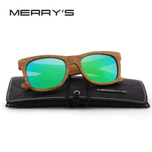 Load image into Gallery viewer, MERRYS DESIGN Men/Women Wooden Sunglasses Retro Polarized Sun Glasses HAND MADE 100% UV Protection S5140