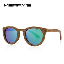 Load image into Gallery viewer, Wooden Retro Sunglasses