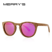 Load image into Gallery viewer, Wooden Retro Sunglasses