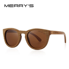 Load image into Gallery viewer, Wooden Retro Sunglasses