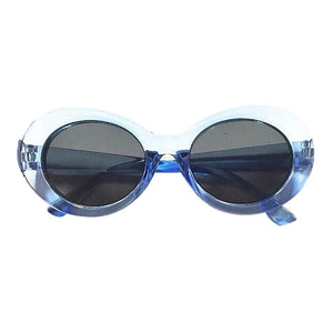 Retro Vintage Clout Goggles Unisex Sunglasses Rapper Oval Shades Grunge Glasses