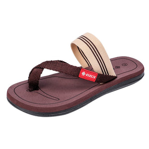 Women Fashion Couples Casual Striped Flip Flop Slippers Beach Outdoor Men Shoes