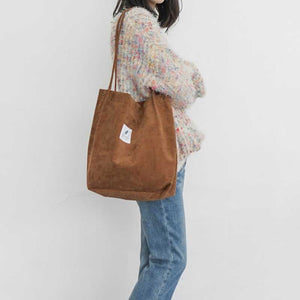 Corduroy Tote Bag