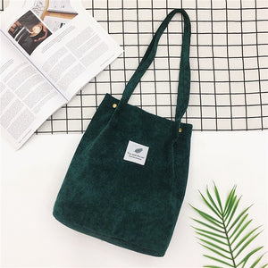 Corduroy Tote Bag