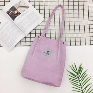 Corduroy Tote Bag