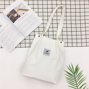 Corduroy Tote Bag