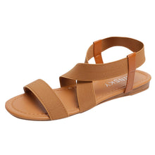 Load image into Gallery viewer, Women&#39;s Cross Strap Sandals