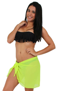 CHIFFON SARONG BEACH COVER UP WRAP