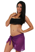 Load image into Gallery viewer, CHIFFON SARONG BEACH COVER UP WRAP