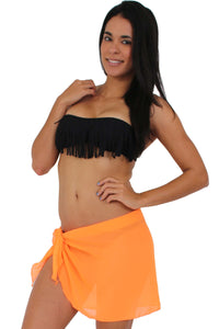 CHIFFON SARONG BEACH COVER UP WRAP