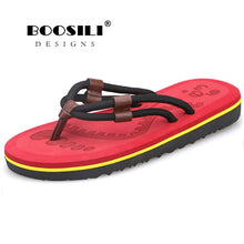 Load image into Gallery viewer, Zapatillas Hombre Chinelo Masculino Boosili 2019 New High Quality Breath Flip Flops Men Outdoor Bath Slippers Male Stripe Flat