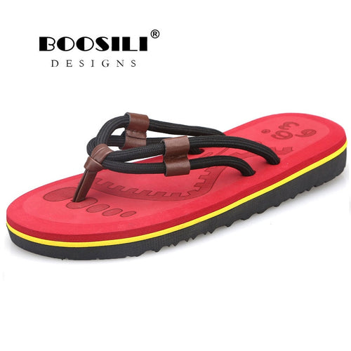 Zapatillas Hombre Chinelo Masculino Boosili 2019 New High Quality Breath Flip Flops Men Outdoor Bath Slippers Male Stripe Flat