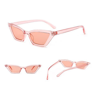 Retro Angle Cat Eye Sunglasses for Women