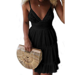 Ladies Summer Spaghetti Strap Dress