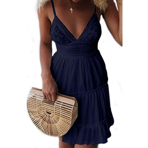 Ladies Summer Spaghetti Strap Dress