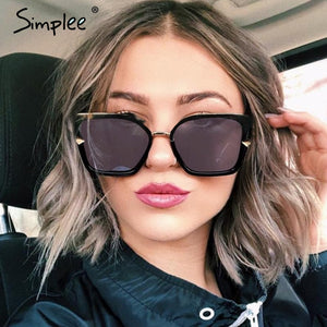 Simplee Retro leopard sunglasses women Glasses lady Luxury plastic sunglasses Vintage fashion feminino shades glasses UV400 2019