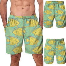 Load image into Gallery viewer, Men Casual 3D Graffiti Printed Beach Work Casual Men Short Trouser Shorts Pants