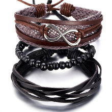 Load image into Gallery viewer, Women&#39;s Infinity Leather Bracelets