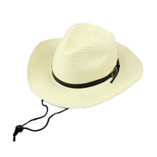 Load image into Gallery viewer, Men And Woman Summer Sun Hat Straw Cowboy Hat Folding Beach Hat Fashion Large Brimmed Sun Cap Bucket 4 Colors Hat