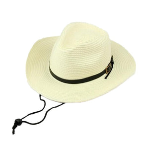 Men And Woman Summer Sun Hat Straw Cowboy Hat Folding Beach Hat Fashion Large Brimmed Sun Cap Bucket 4 Colors Hat