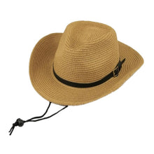 Load image into Gallery viewer, Men And Woman Summer Sun Hat Straw Cowboy Hat Folding Beach Hat Fashion Large Brimmed Sun Cap Bucket 4 Colors Hat