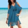 Load image into Gallery viewer, Womens Tassel Beach Poncho