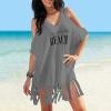 Womens Tassel Beach Poncho