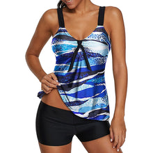 Load image into Gallery viewer, Women 2 Piece Printed Tops Bottoms Bikini Set Swimsuits Swimwear