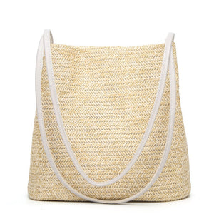 Retro Rattan Straw Hnadmade Beach Handbag