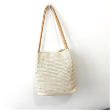 Load image into Gallery viewer, Retro Rattan Straw Hnadmade Beach Handbag