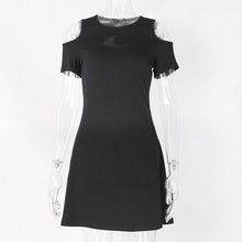 Load image into Gallery viewer, Women&#39;s Gothic Hollow Out Moon Mini Dress