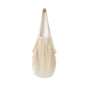 Woven Cotton Net Beach Bag